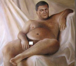 Голого Януковича продадуть за 10 тисяч доларів (ВІДЕО)