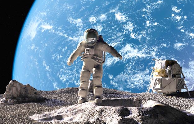 NASA опублікувало рідкісне фото другої висадки людини на Місяць