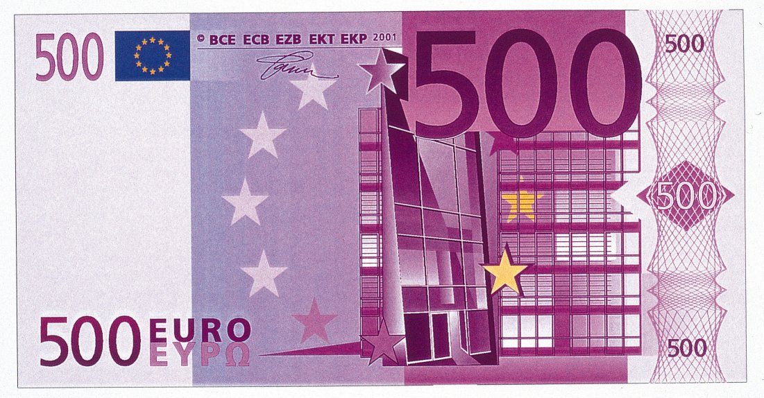 Європейський центробанк відмовляється випускати банкноту €500