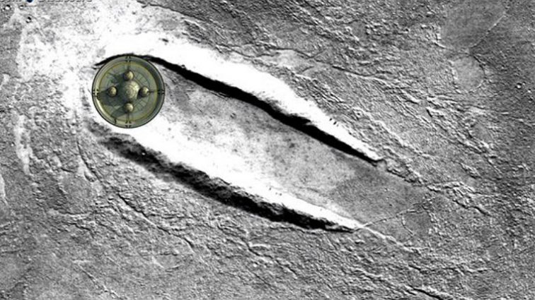 NASA опублікувало знімки місця посадки НЛО на Марсі (відео)