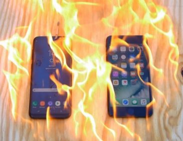 Galaxy S8 та iPhone 7 випробували вогнем