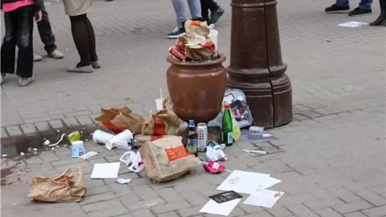 Українців чекають штрафи за викидання сміття за межі урн